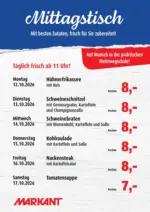 Markant Markant kw42 Mittagstisch 7 - bis 17.10.2026
