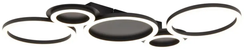 LED-Deckenleuchte Bl&auml;ck Schwarz max. 40 Watt Deckenlampe