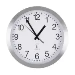 XXXLutz Lauterach - Ihr M&ouml;belhaus bei Bregenz Wanduhr Silberfarben, Wei&szlig;