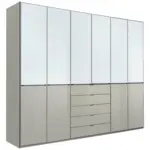 XXXLutz Lauterach - Ihr M&ouml;belhaus bei Bregenz Dreht&uuml;renschrank 300/236/58 cm, in Grau, Wei&szlig;, 6 T&uuml;r(en)