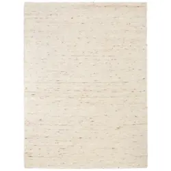 Handwebteppich Wohnzimmer 130/190 cm Taranto Beige rechteckig
