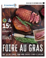 SA SOC COOPER GROUPEM ACHAT CENTRE LECLERC FOIRE AU GRAS 2 - au 31.10.2026