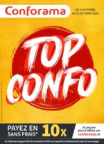 Conforama Top confo - au 31.10.2026