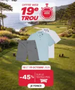 Golf Plus V&ecirc;tements de golf - au 19.10.2026