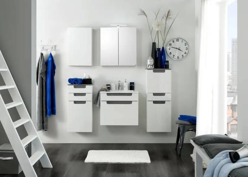 Badezimmer Siena Weiss