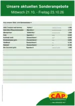 CAP-Markt CAP Markt flugblatt - bis 23.10.2026