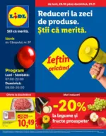 Lidl de luni 26.10 p&acirc;nă duminică 01.11 - p&acirc;nă la 01-11-26