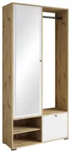m&ouml;max Dornbirn - Ihr Trendm&ouml;belhaus in Dornbirn Garderobe Dino ca. 90x190 cm Eiche Artisan/Wei&szlig;
