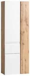 Hochschrank Varese Wei&szlig;/Eiche