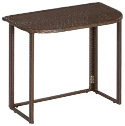 Gartentisch klappbar Metall/Kunststoff L: 90 cm
