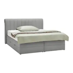 Boxspringbett Belano Dunkelgrau ca. 200x200cm