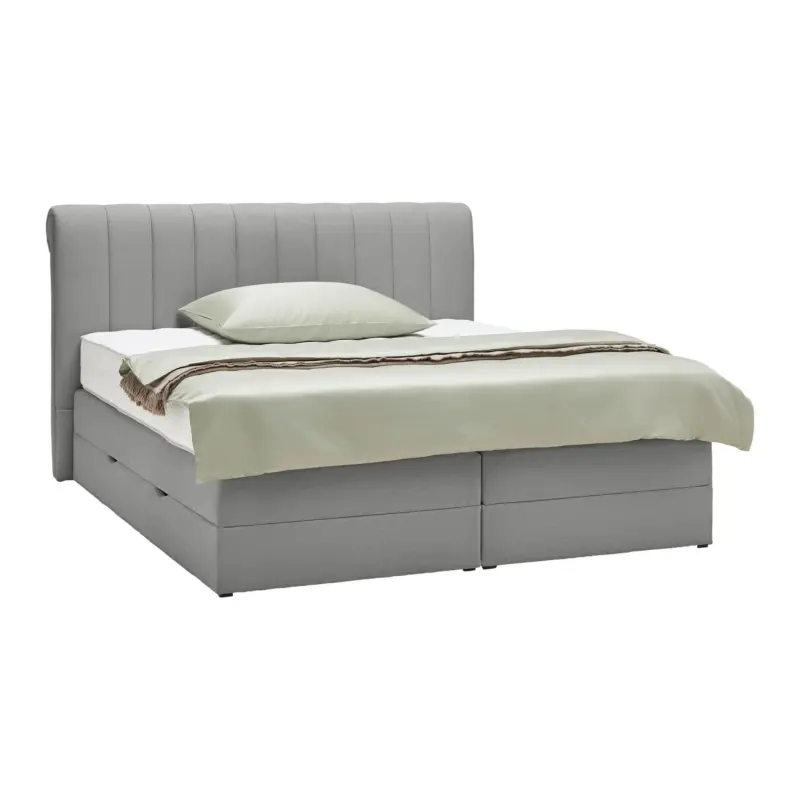 Boxspringbett Belano Dunkelgrau ca. 200x200cm