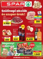 Spar: SPAR sz&oacute;r&oacute;lap - 2026.10.28 napig