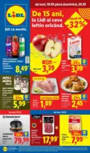 Lidl de luni 19.10 p&acirc;nă duminică 25.10 - p&acirc;nă la 25-10-26