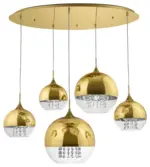 m&ouml;max Dornbirn - Ihr Trendm&ouml;belhaus in Dornbirn Pendelleuchte Fermi Goldfarben max. 60 Watt