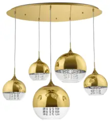 Pendelleuchte Fermi Goldfarben max. 60 Watt