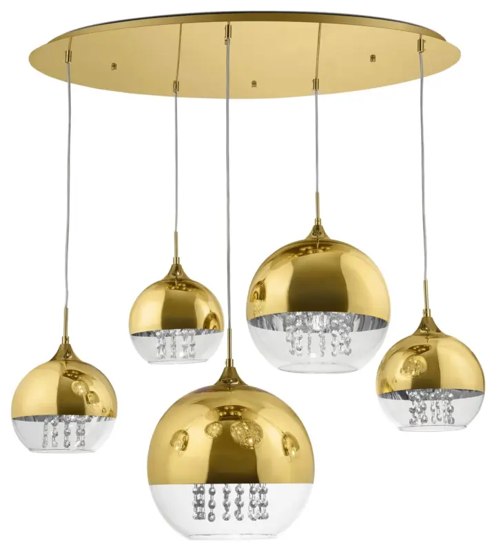 Pendelleuchte Fermi Goldfarben max. 60 Watt