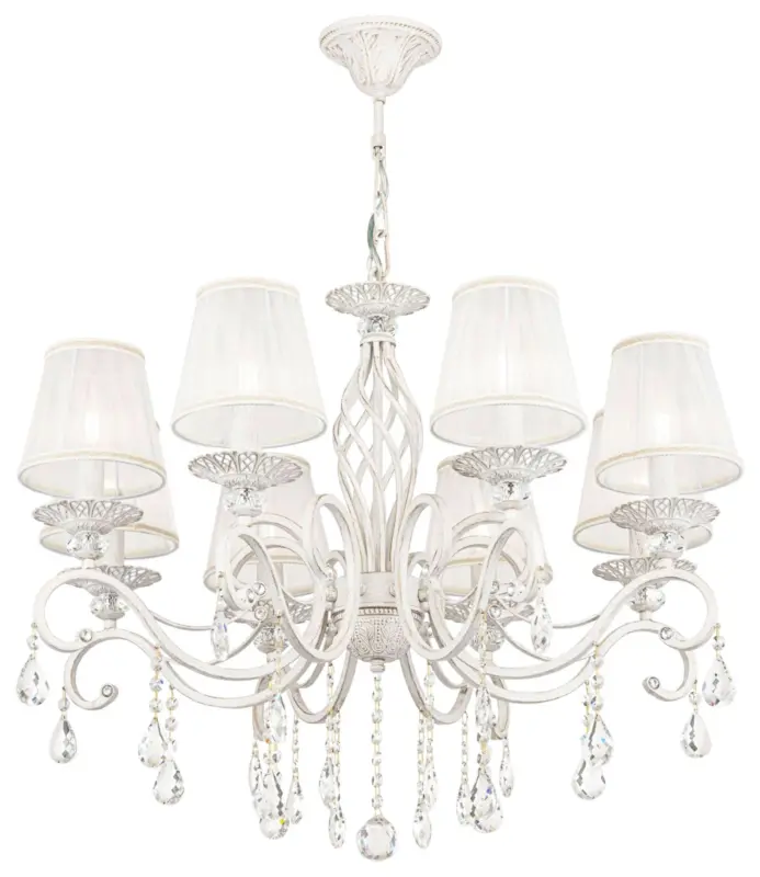 Kronleuchter Grace Wei&szlig; max. 40 Watt