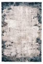 Webteppich my Opal Blau/Beige ca. 200x290cm