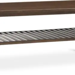JYSK Măsuță cafea LYNGVIG 70x130 1 raft stejar &icirc;nchis