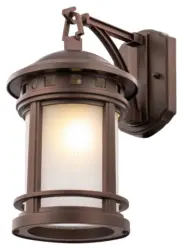 Wandleuchte Salamanca Braun max. 60 Watt Wandlampe
