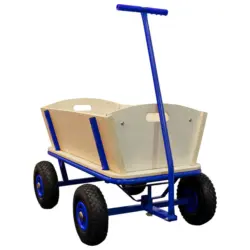 Bollerwagen Billy Beach Wagon Blau 61/94,5/97 cm