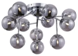 Deckenleuchte Dallas Chromfarben max. 28 Watt Deckenlampe