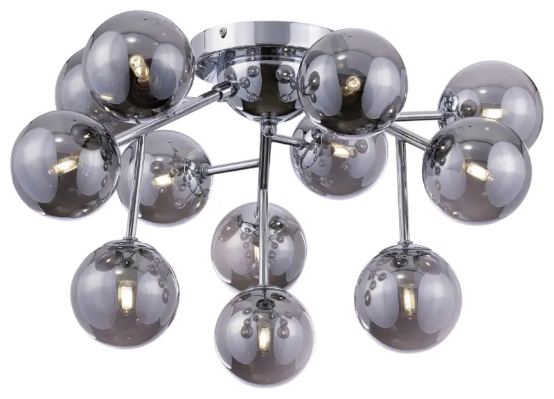 Deckenleuchte Dallas Chromfarben max. 28 Watt Deckenlampe