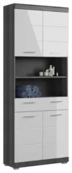 Hochschrank Scout Anthrazit/Wei&szlig;
