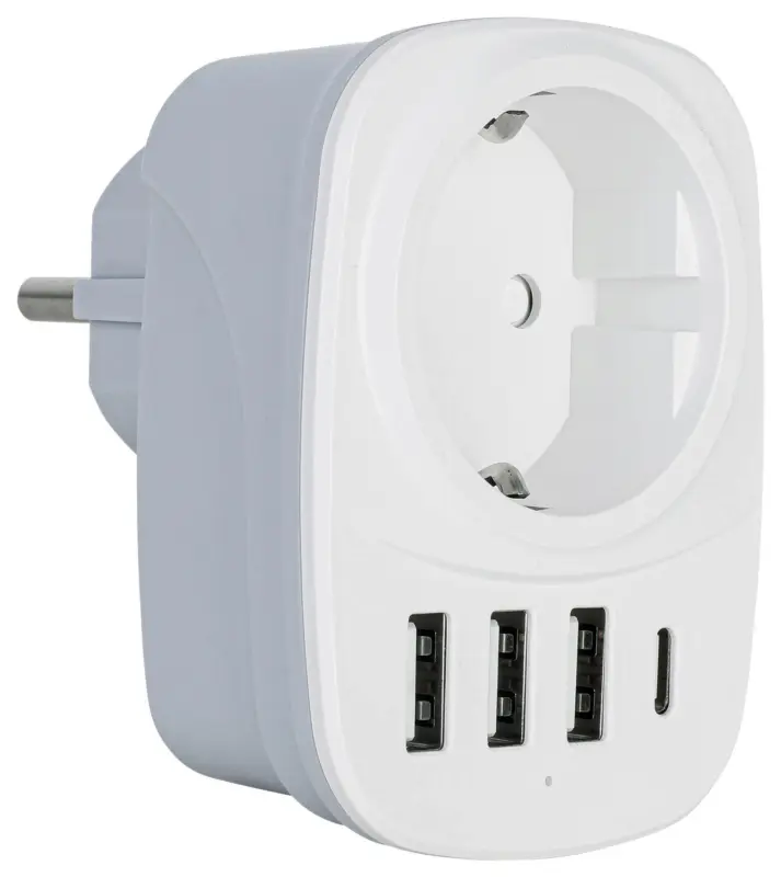 Multistecker Alro Wei&szlig; max. 2500 Watt