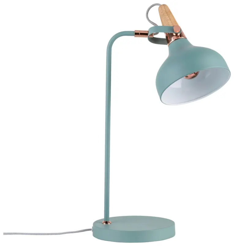 Tischleuchte Juna in Mintgr&uuml;n max. 20 Watt