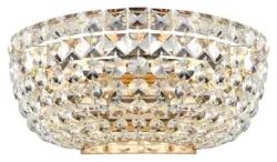 Wandleuchte Basfor Goldfarben max. 60 Watt Wandlampe