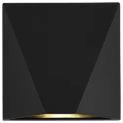 Au&szlig;enwandleuchte Beekman Schwarz max. 6 Watt Wandlampe