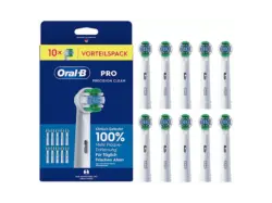 Oral-B Pro Precision Clean 10er Aufsteckb&uuml;rsten, Wei&szlig;