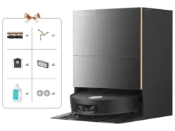 Dreame X60 Pro Ultra Complete Saug- und Wischroboter (Grau, Laufzeit: Saugen und Wischen: 242 Min., Saugen: 135 Min., mit Absaugstation)
