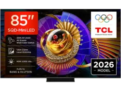 TCL 85C7L (2026) 85 Zoll SQD-Mini LED TV, Audio by Bang & Olufsen, 144 Hz natives Display