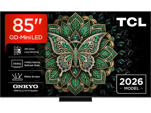 TCL 85C6K Pro (2026) 85 Zoll Premium QD-Mini LED-Fernseher; QD-Mini LED TV