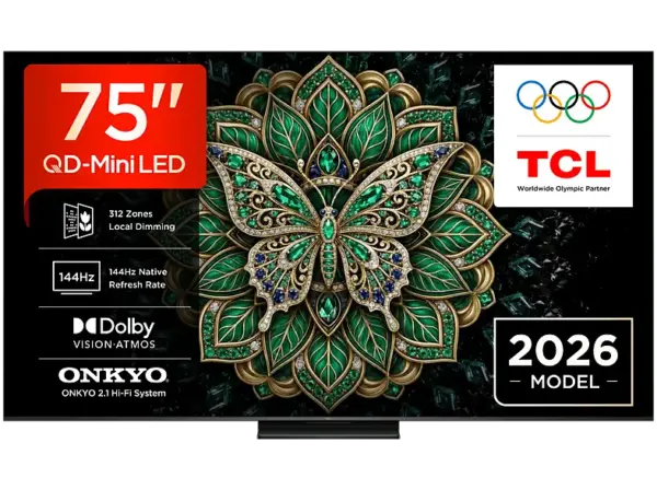 TCL 75C6K Pro (2026) 75 Zoll Premium QD-Mini LED-Fernseher; QD-Mini LED TV