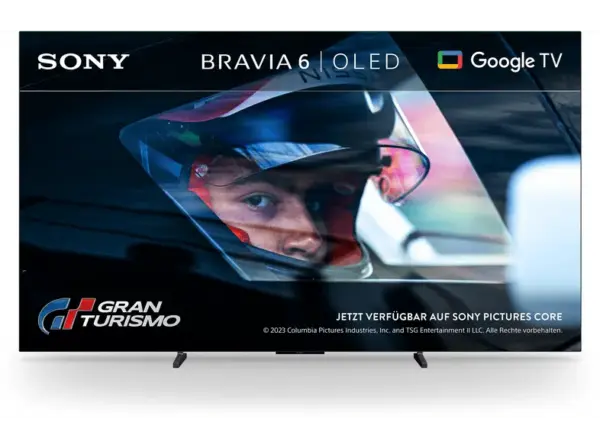 Sony Bravia 6 55-Zoll-OLED-Fernseher, 4K-Smart-TV (Google TV), 120-Hz-Fernseher mit Dolby Vision/Atmos, 55A65, Modell 2026; OLED TV