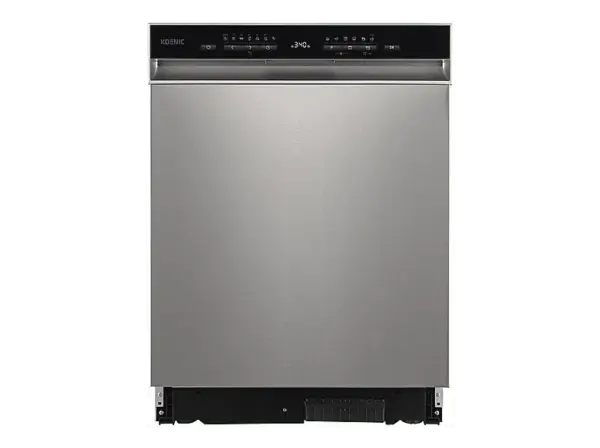 Koenic KDW 6041-2 C BU Unterbau-Geschirrsp&uuml;ler (unterbauf&auml;hig, Besteckschublade, 59,8 cm breit, 42 dB(A), B, Silber)