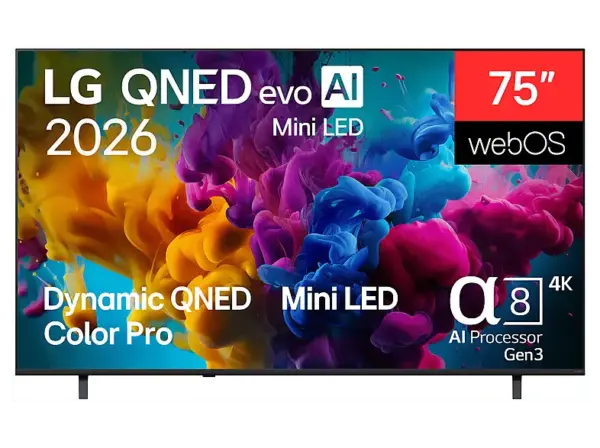 LG Electronics 75QNED8MB6A (2026) 75 Zoll 4K QNED evo Mini LED Smart TV; QNED evo TV