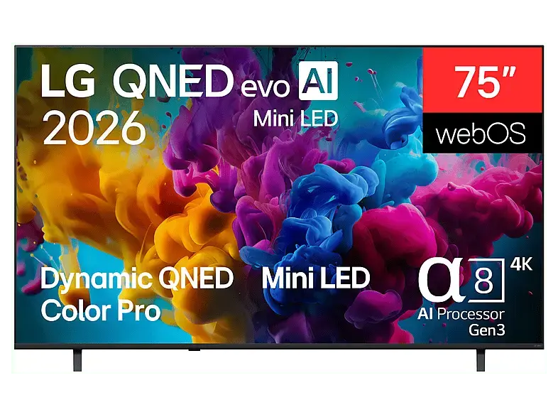 LG Electronics 75QNED8MB6A (2026) 75 Zoll 4K QNED evo Mini LED Smart TV; QNED evo TV