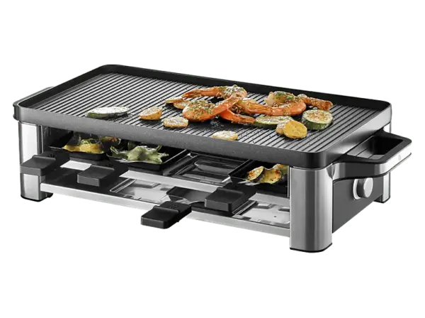 WMF LONO Raclette (in Silber, f&uuml;r 8 Personen, 1500 Watt)