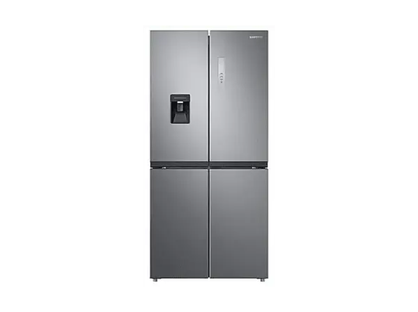 Samsung RF48A401EM9/EF Slim French Door, K&uuml;hl- und Gefrierkombination (488 l, E, 1793 mm hoch, No Frost (verminderte Eisbildung), Gentle Silver Matt)