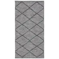 Fleckerlteppich 60/120 cm Diamant Black Schwarz