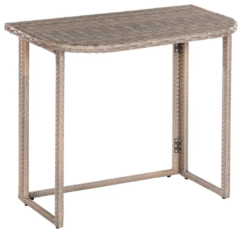 Gartentisch klappbar Metall/Kunststoff L: 90 cm
