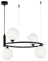 Pendelleuchte Ring Schwarz max. 25 Watt