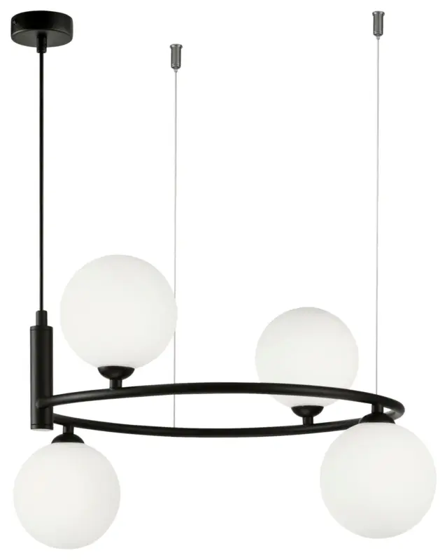 Pendelleuchte Ring Schwarz max. 25 Watt