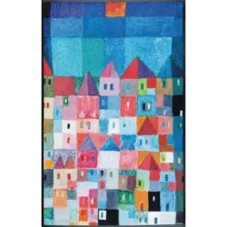 Fussmatte 75/120 cm Colourful Houses