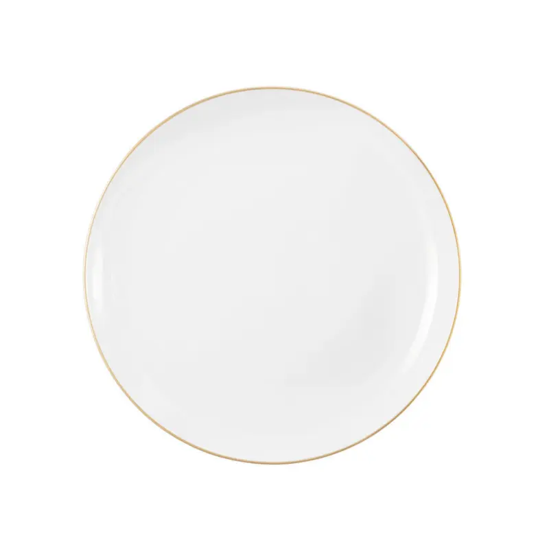 Fr&uuml;hst&uuml;cksteller Wei&szlig;, Goldfarben 22,5 cm Liberty